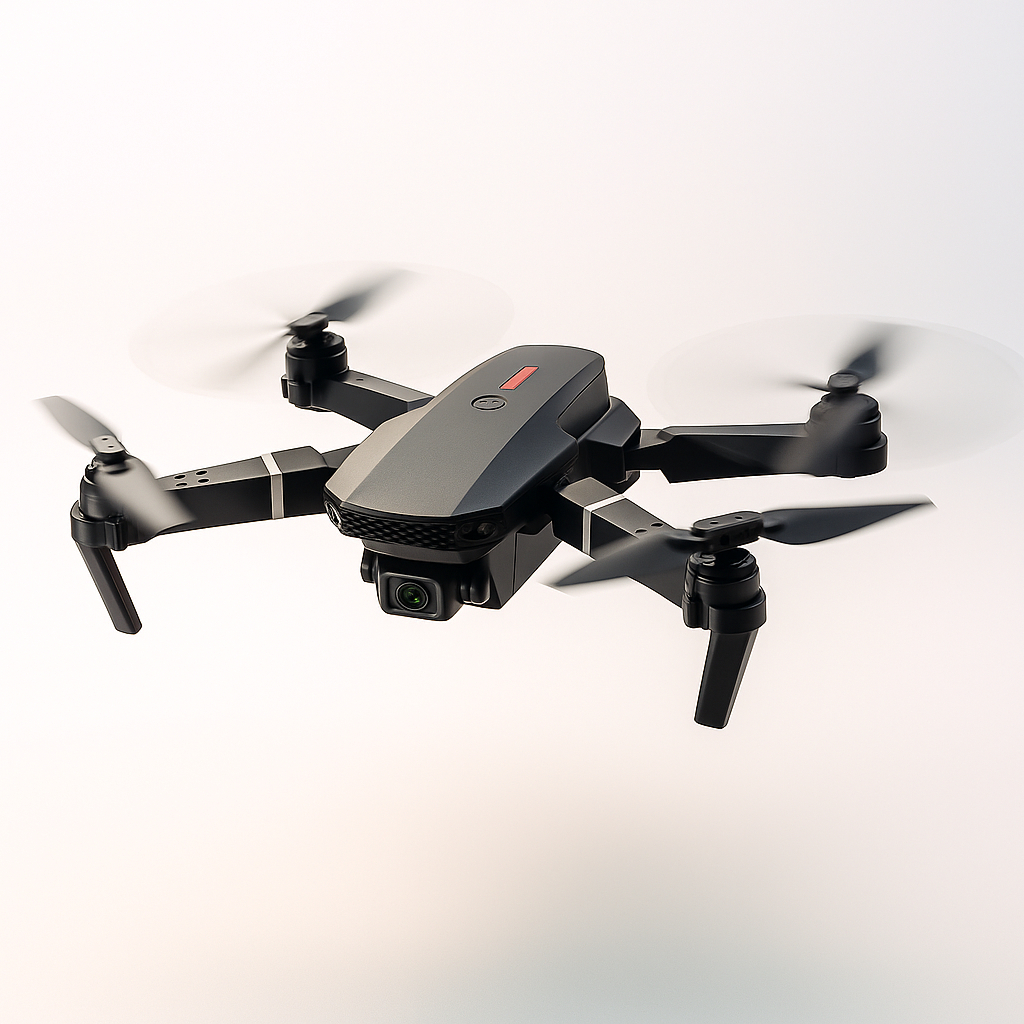 Drone E88 Pro: Câmera Dupla 1080P, Dobrável e Fácil de Pilotar com Controle via App