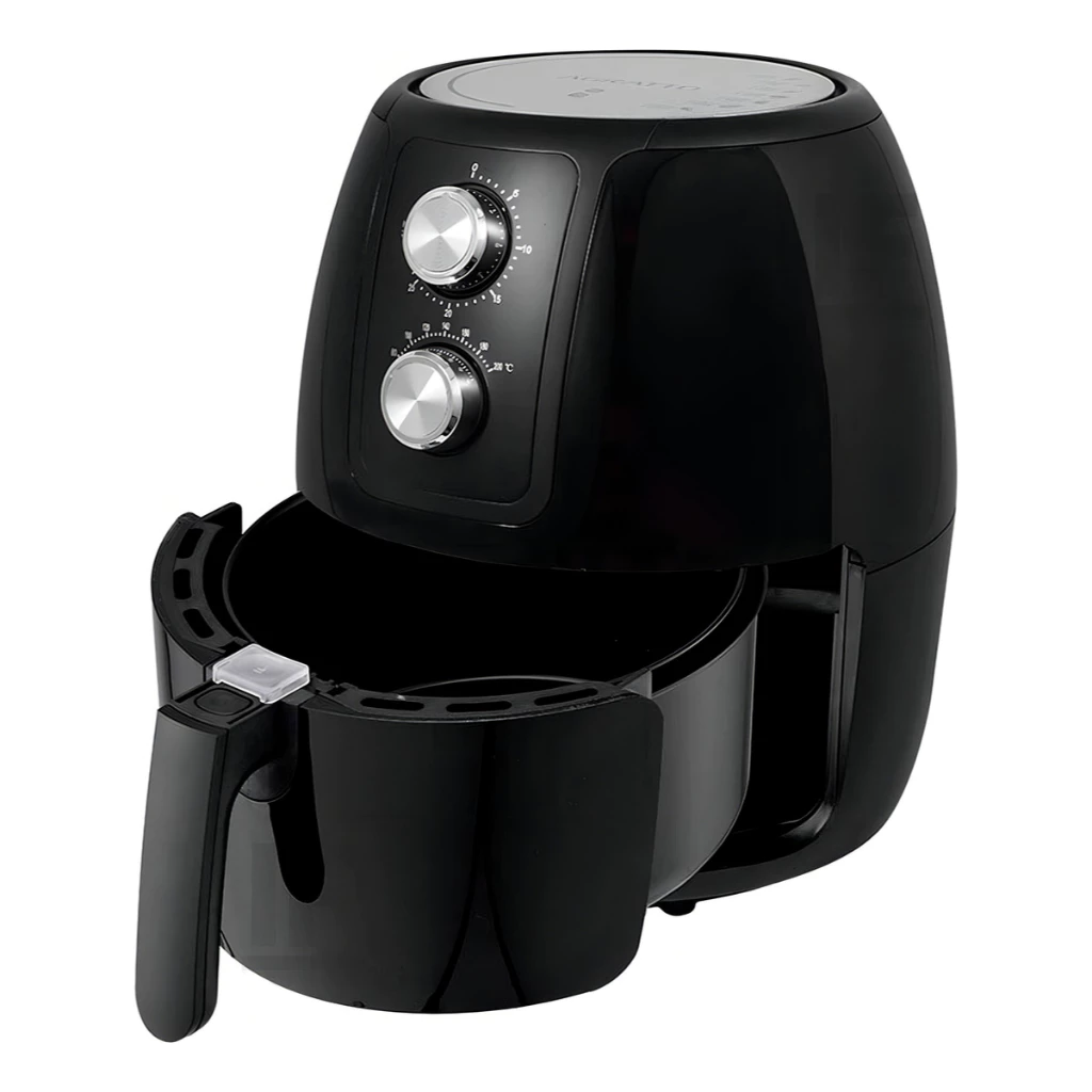 Fritadeira AirFryer Elétrica Sem Óleo Panela 3,6 Litros 110v/220v Timer Vermelha  Agratto Supremma