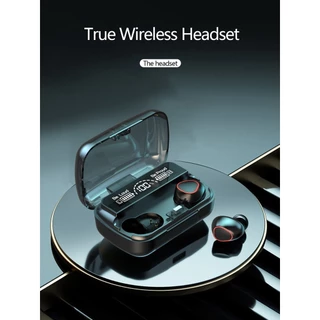 KIT Fone De Ouvido m10 Sem Fio tws De Bluetooth Est Reo Com Pod Carregador 5.0
