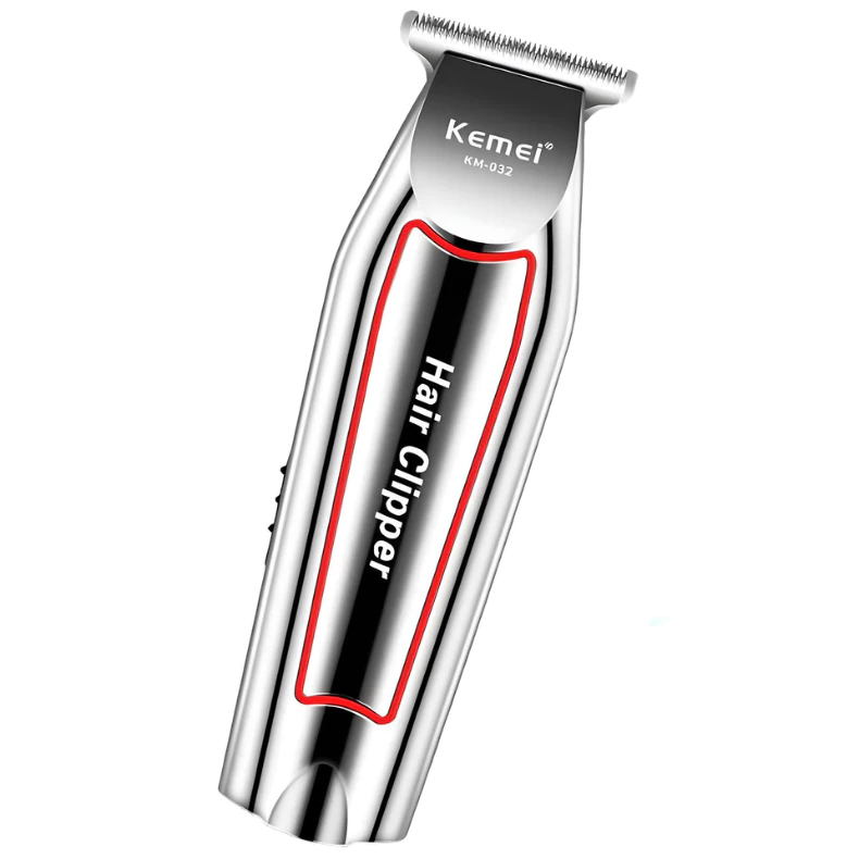 Maquina de Barbear e Cortar Cabelo Barba Profissional Kemei Km-032