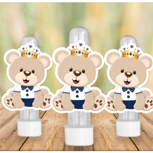 Apliques CHÁ DE BEBÊ URSINHO MARINHEIRO 6x4cm – Lembrancinha e Decoração Festa - SORTIDOS
