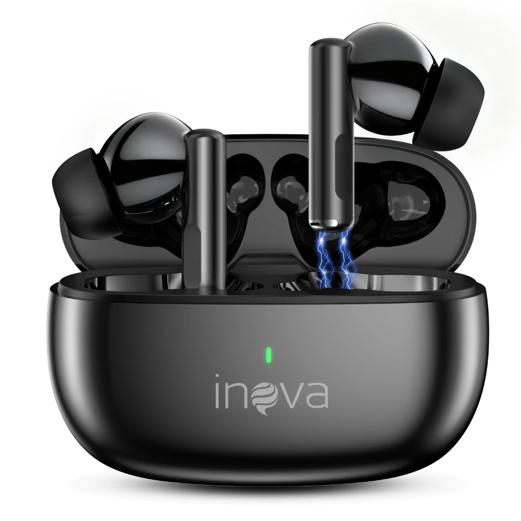 Fone sem fio Bluetooth INOVA com microfone