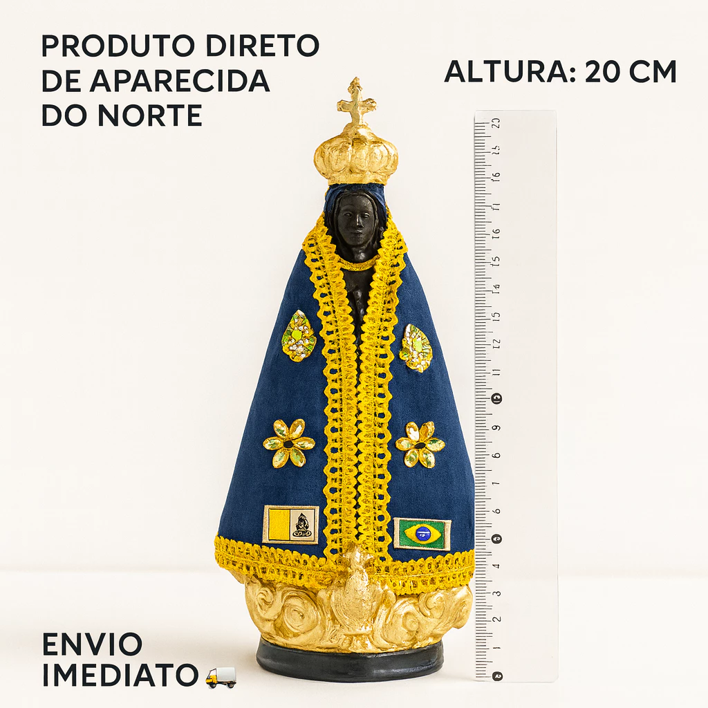 Imagem Nossa Senhora Aparecida - Direto de Aparecida do Norte-SP | Envio Imediato