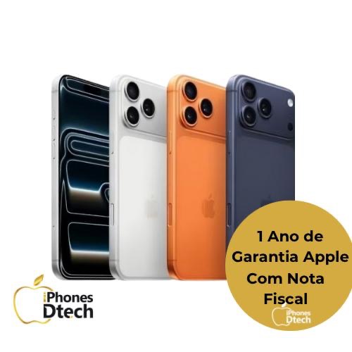 Apple iPhone 17 PRO / 17 PRO MAX 256GB E 512GB 2025 NOVO LACRADO 1 Ano de Garantia