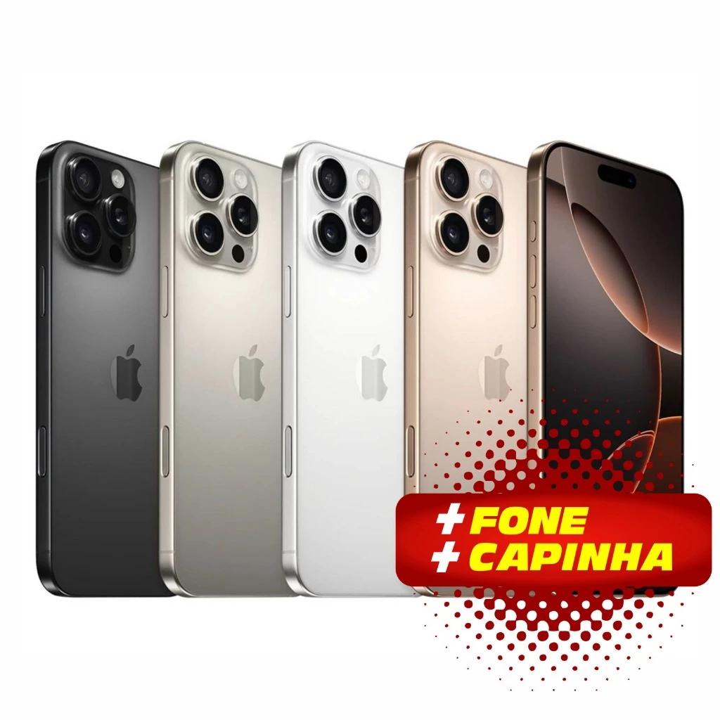 Celular Apple Iphone 16/ 16 Pro/ 16 Pro Max - 128GB/ 256GB (vitrine) Original, , Promoção Envio Rapido