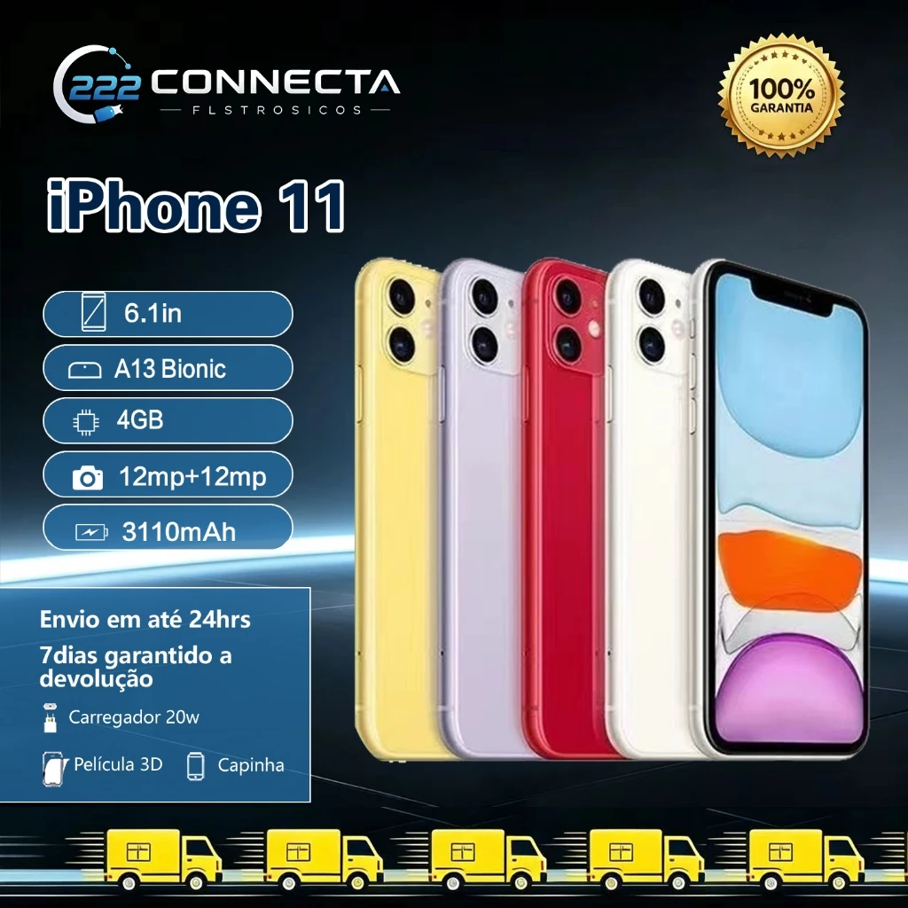 IPhone 11 64gb/128gb/256gb · Celular IPhone Apple