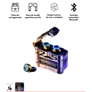 fone gamer, m25, m25, bluetooth para free fire, sem fio, com microfone
