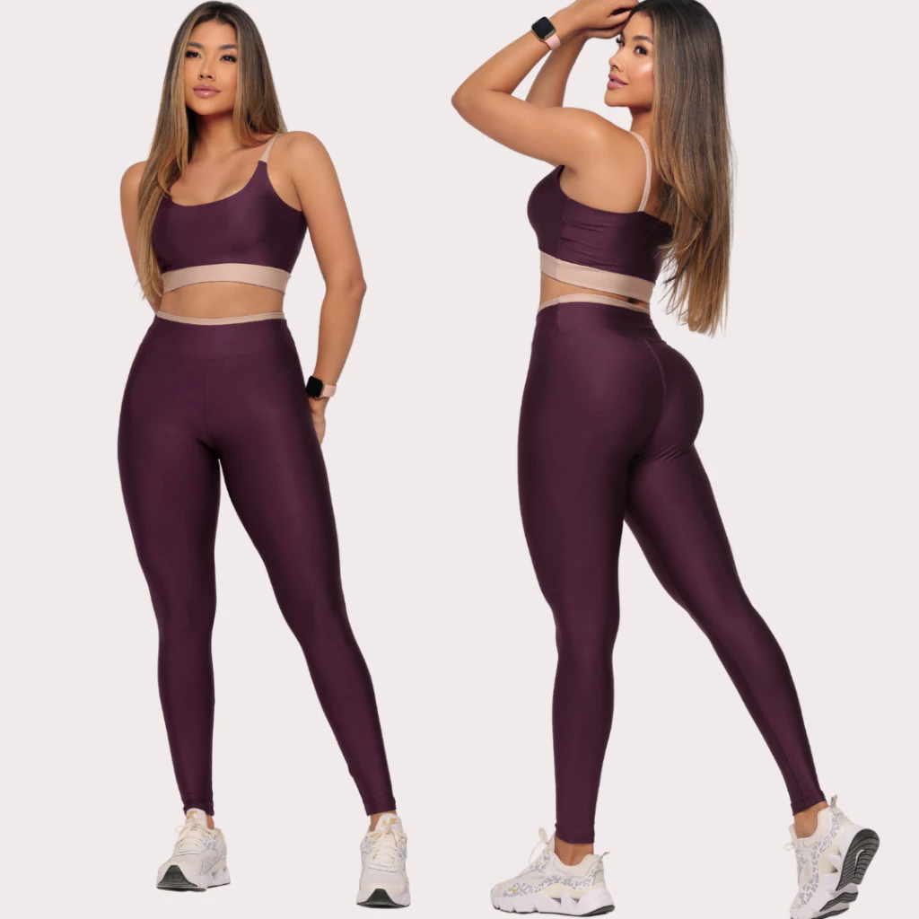 conjunto fitness, top confortavel, calça , suplex, feminino