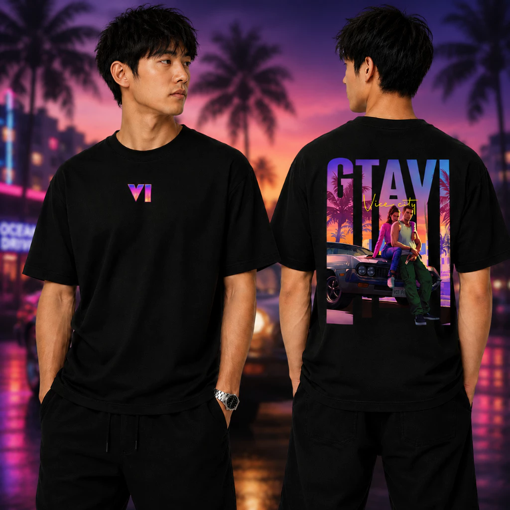 Camiseta GTA VI Vice City premium