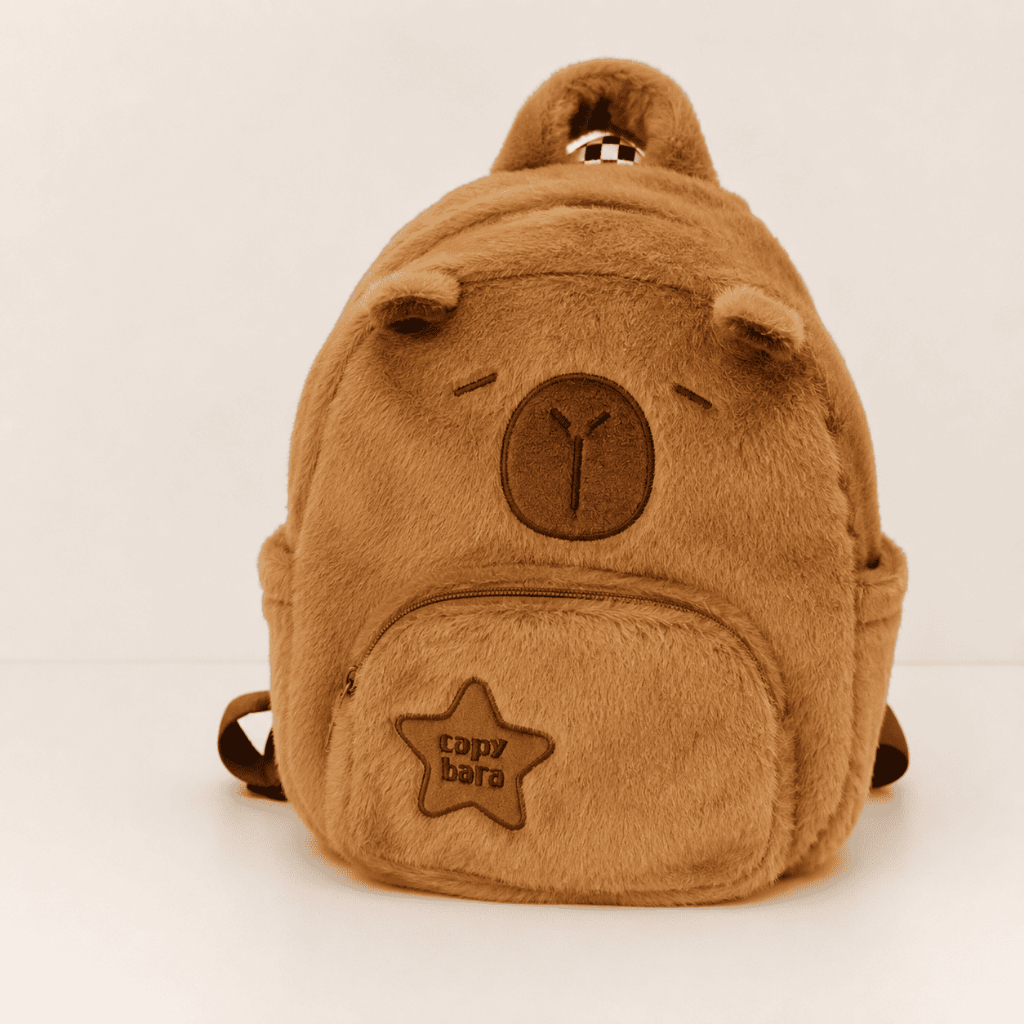 mochila capivara, mochila infantil, mochila pelúcia, capivara, bolsa capivara, mochila fofa, mochila escolar, presente