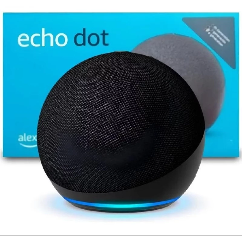 Assistente Virtual Alexa Echo Dot 5 Geração/Alexa Echo Spot Amazon PRETA