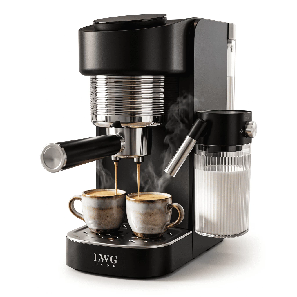 Cafeteira Elétrica 4 Em 1 Italiana 20 Bar 1400w Espumador