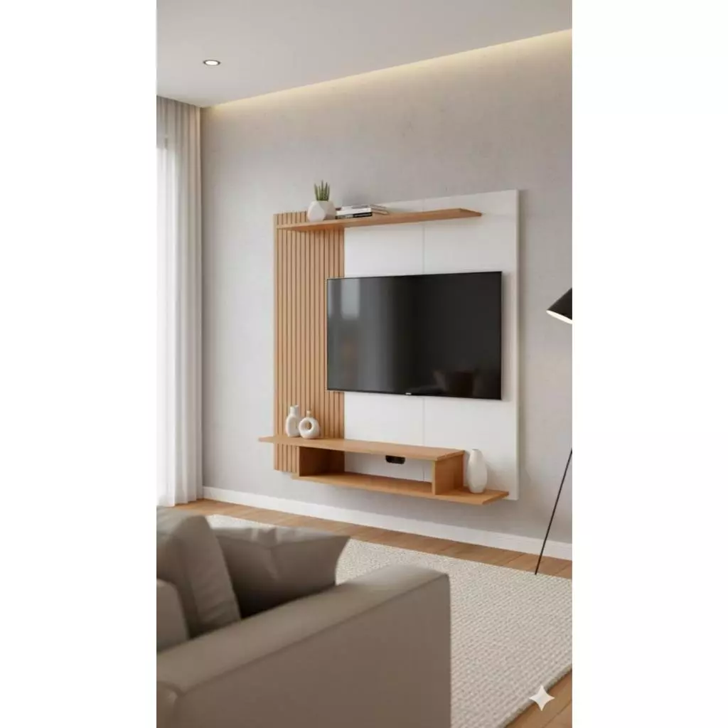 Painel Monaco Suspenso Para Sala/Quarto Tv de 43 a 55 Polegadas