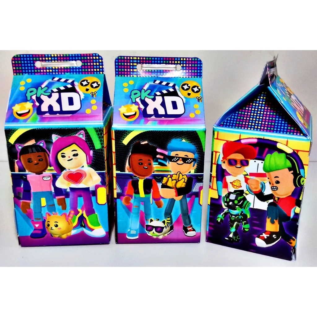 Lembrancinha Pk Xd Caixa Milk Lembrancinhas Festa PK XD Decoração PK XD Pct com 10 unidades
