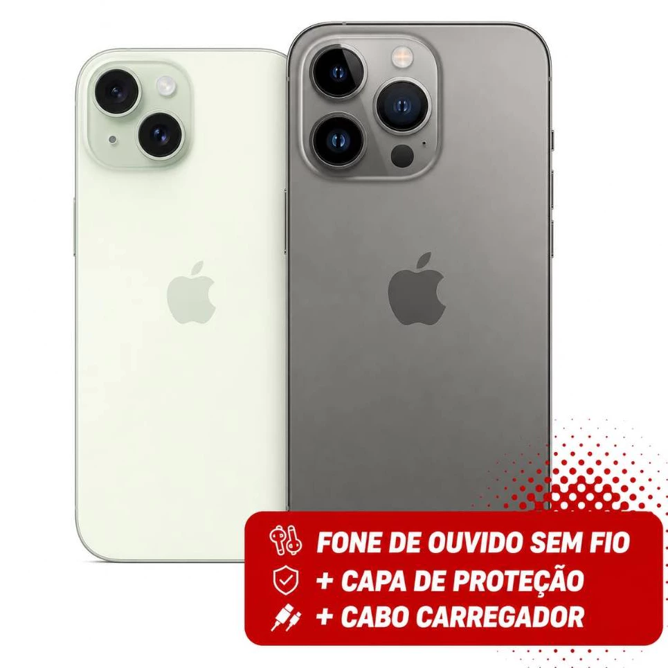 Celular Iphone 15 e Iphone 15 Pro Max 128gb 5G Original (vitrine) Promoção Original