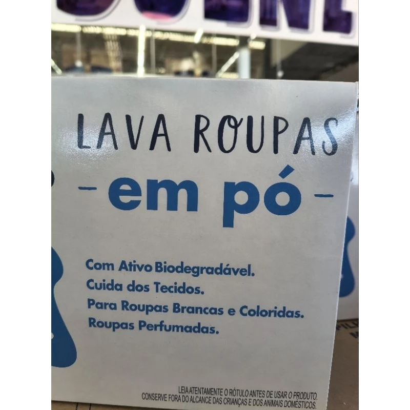 Sabão em pó Balnez 1600 kg. É muito sabão em pó
