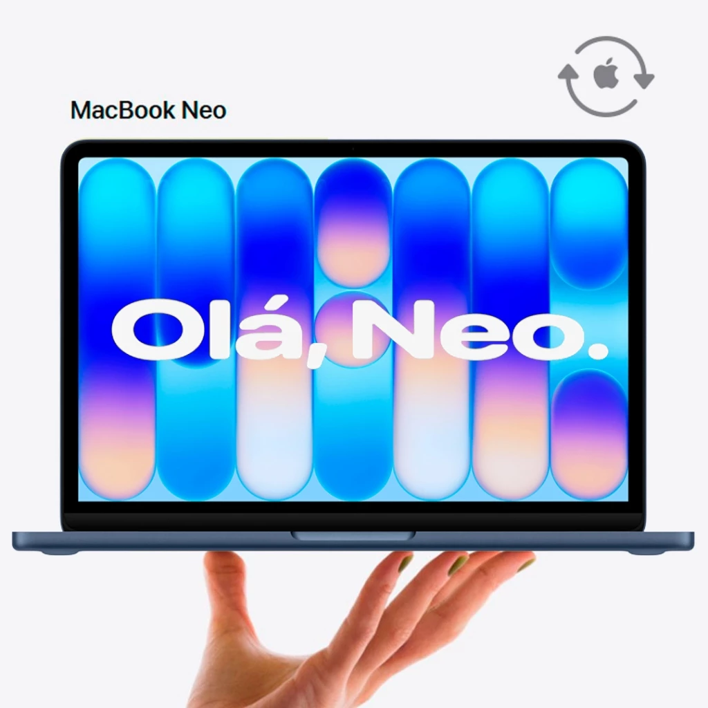 Notebook MacBook Neo Apple CPO 13" Chip A18 Pro CPU de 6 núcleos GPU de 5 núcleos 8GB RAM 256GB