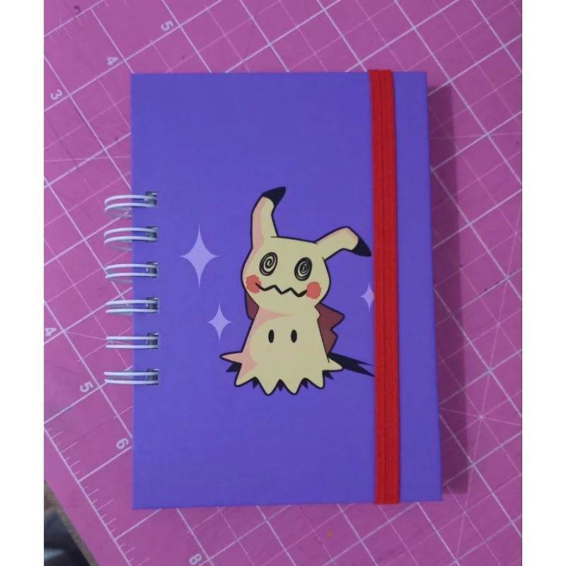 Bloco Espiral Sketchbook caderno de Desenho Mimikill Caderno Sketchbook Pokemon Mimikill caderno de Desenho Mimikill