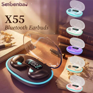 Senbenbao x55 Dormir Fones De Ouvido Sem Fio Para Trabalho TWS Bluetooth Estéreo…