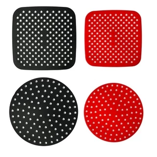 Tapete Fryer Anti Aderente De Silicone Para Air Fryers/Tapete Para Forrar Airfryer…