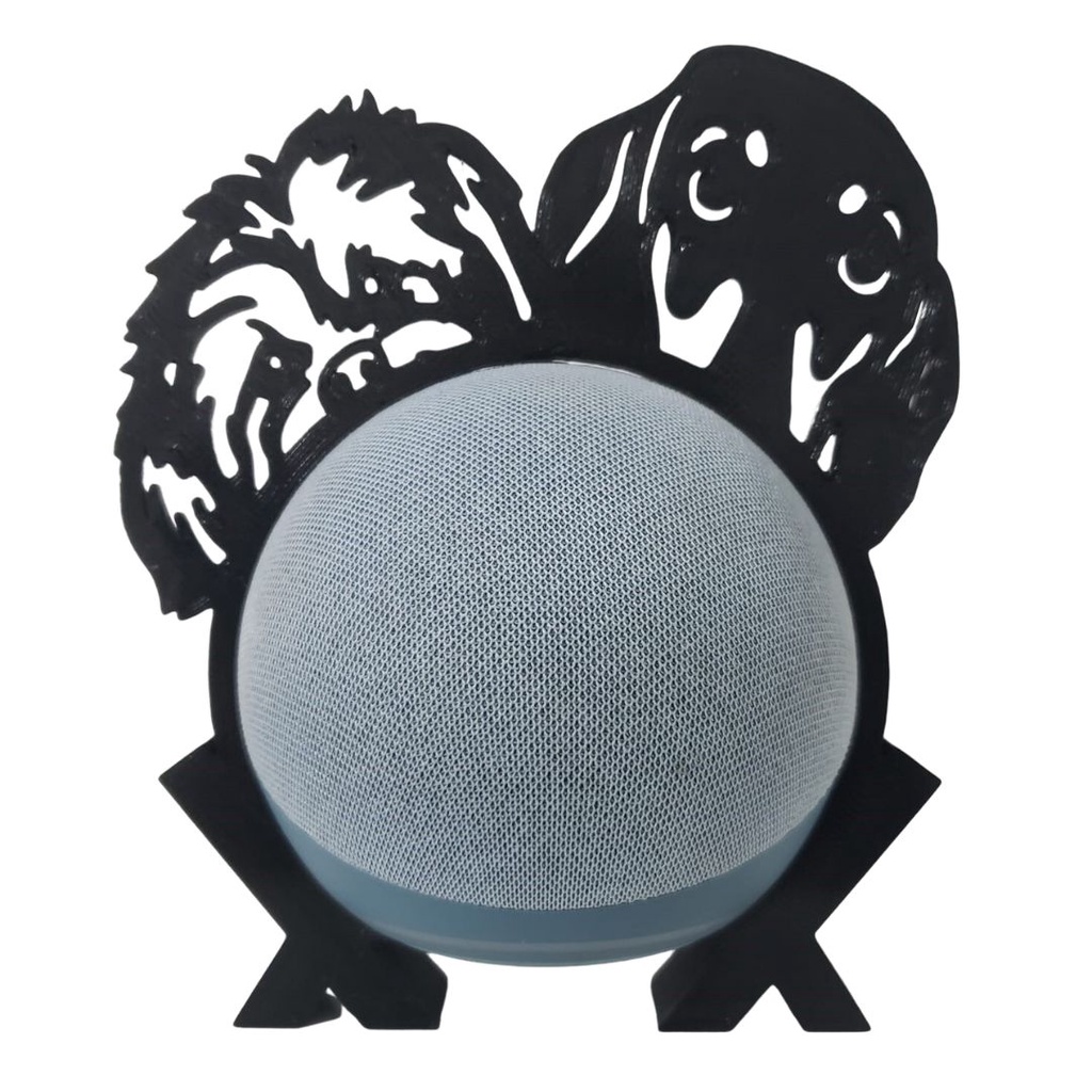 Suporte Alexa Echo Dot 4 e Echo Dot 5 Lhasa e Dachshund