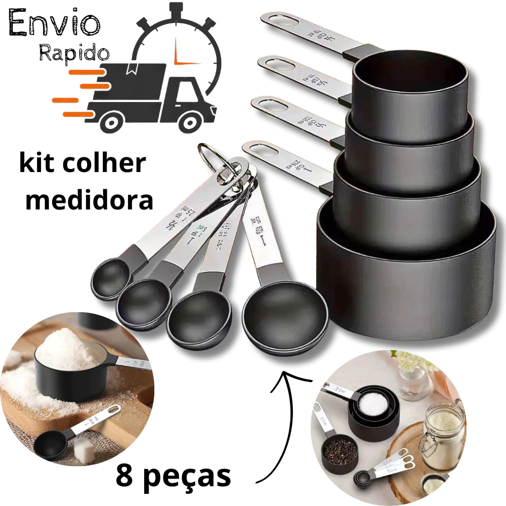colher medidora de inox 