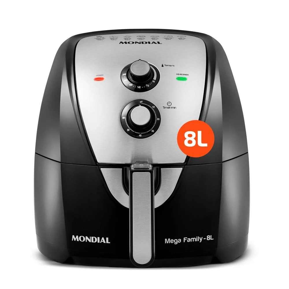 Fritadeira Sem Óleo Air Fryer 8 Litros AFN-80-BI Mondial