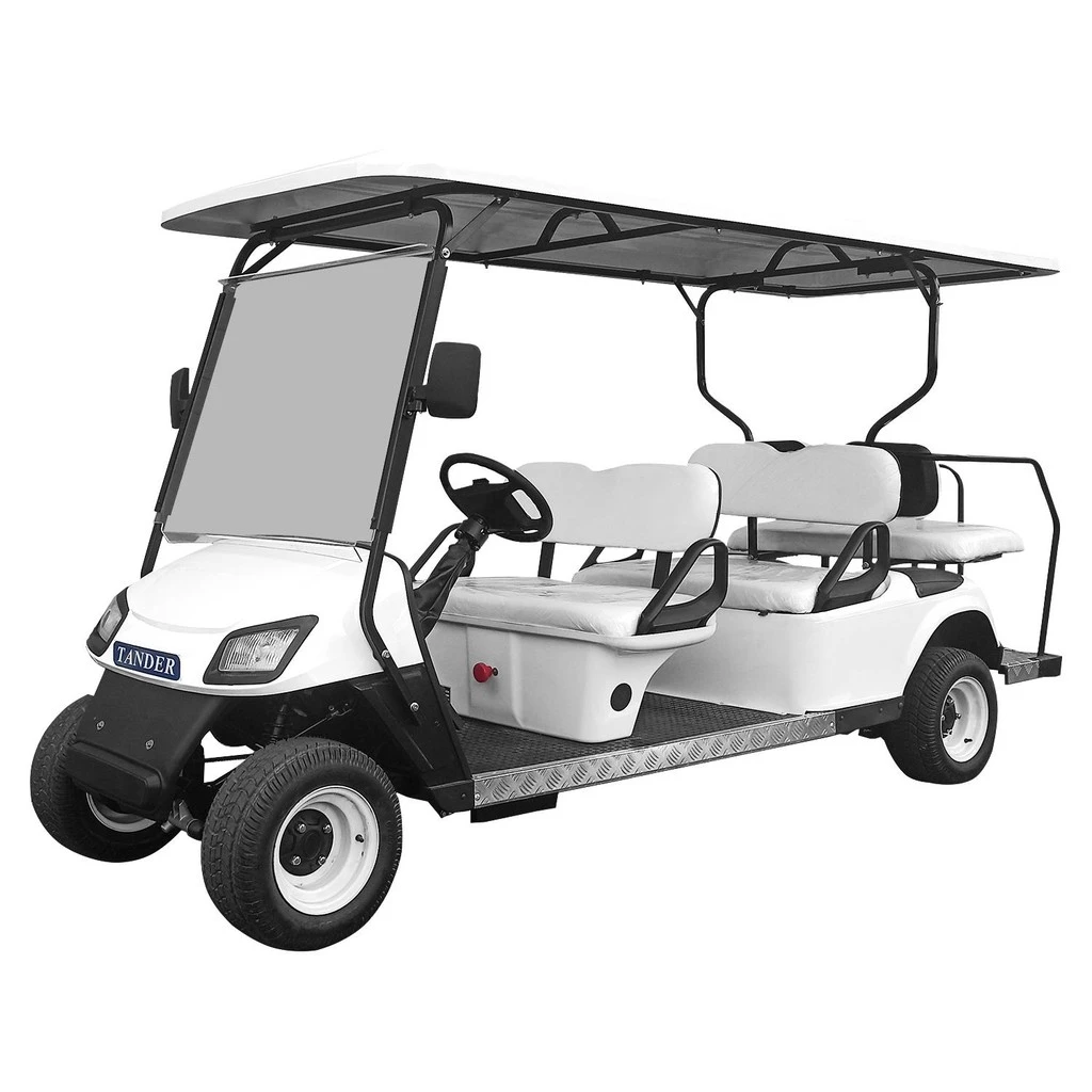 Carrinho de Golfe para Transporte 6 Lugares Elétrico Eficiente