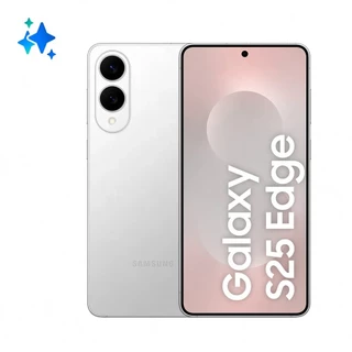 Smartphone Samsung Galaxy S25 Edge 512GB 5G - Titânio Prata, Galaxy AI, Câmera Dupla 200MP, RAM 12GB, Tela 6.7"