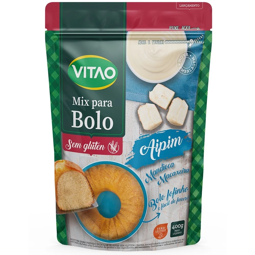 Mix Bolo Sem Glúten Aipim