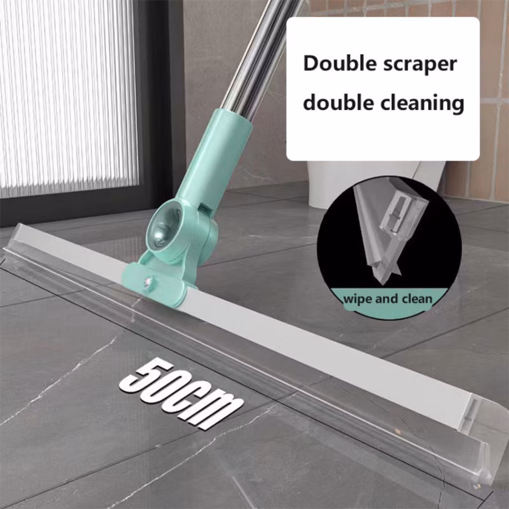 Produto 555- Rodo Vassoura De Silicone Multiuso Raspador Para Limpeza