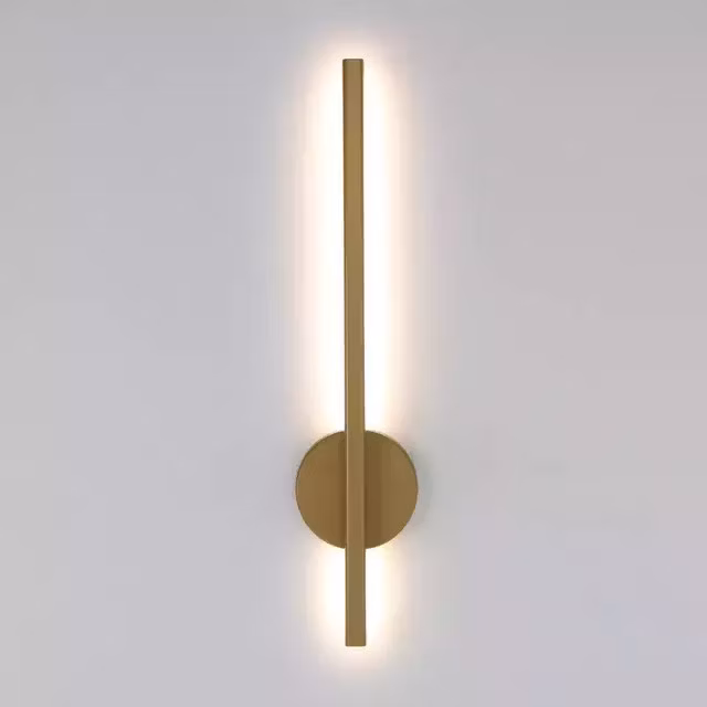 Produto 562- Arandela one Way Luz Indireta Dourada