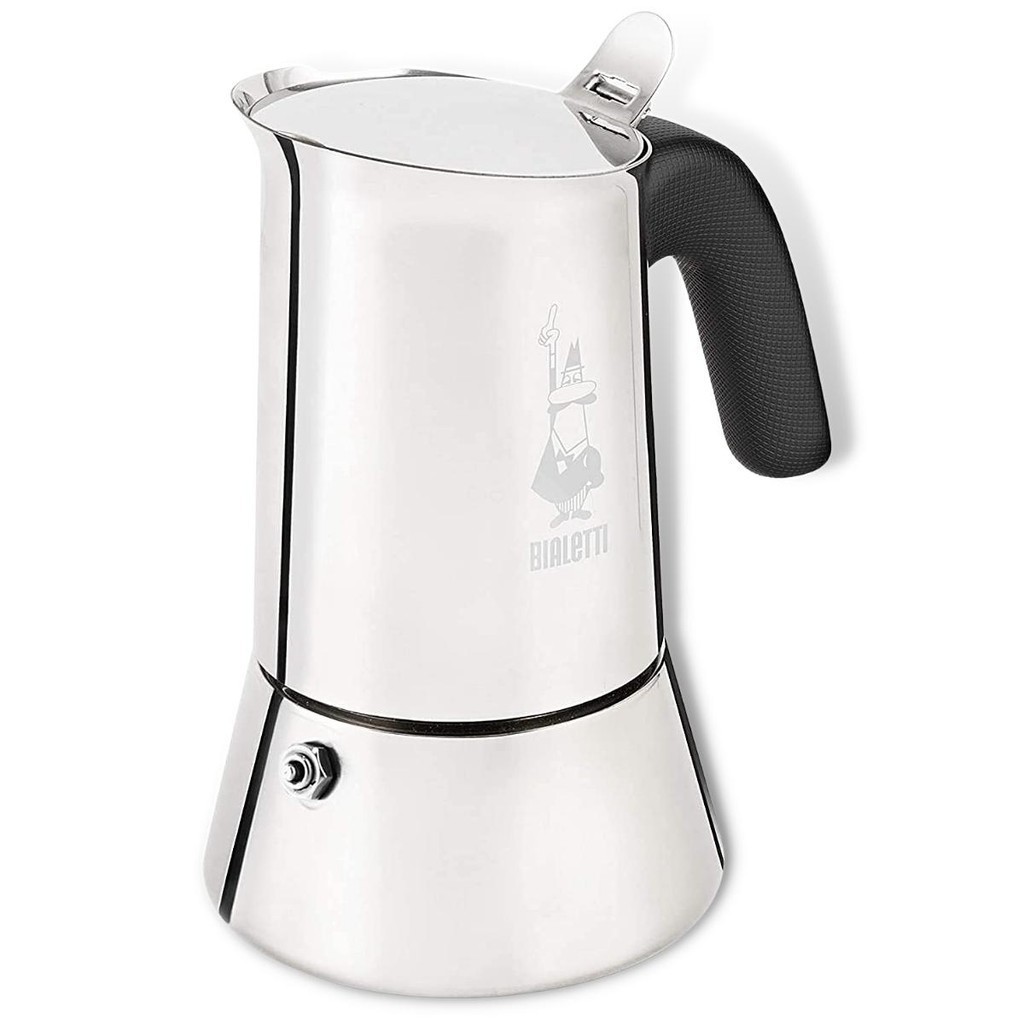 Cafeteira Italiana Bialetti Venus 6 Xícaras Fogão Indução Gás Elétrico Inox