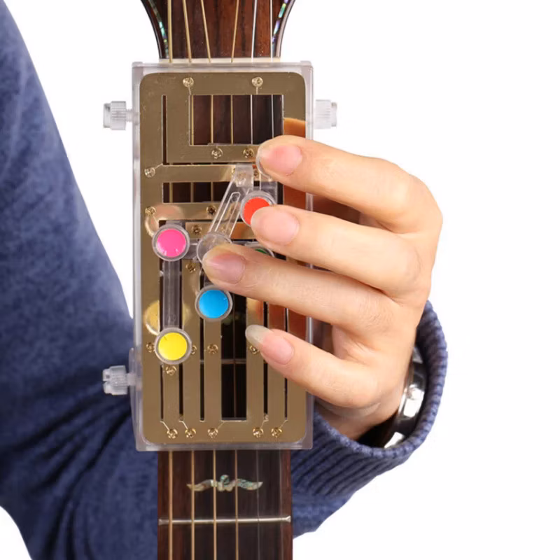 Auxílio De Ensino De Guitarra Clássica Portátil; Finger Booster; Estudo; Prova De Dor; Sistema De Ap