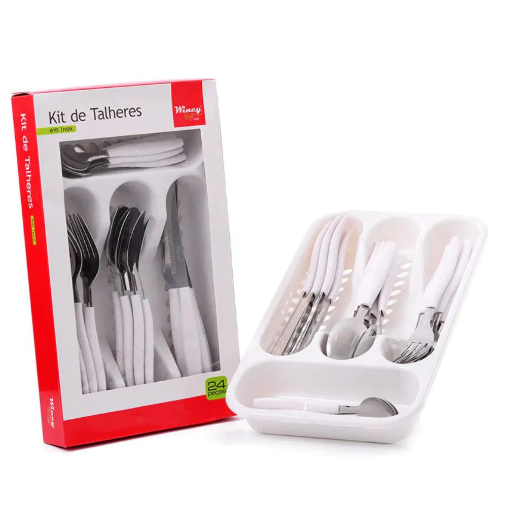 Faqueiro Jogo De Talheres Inox 