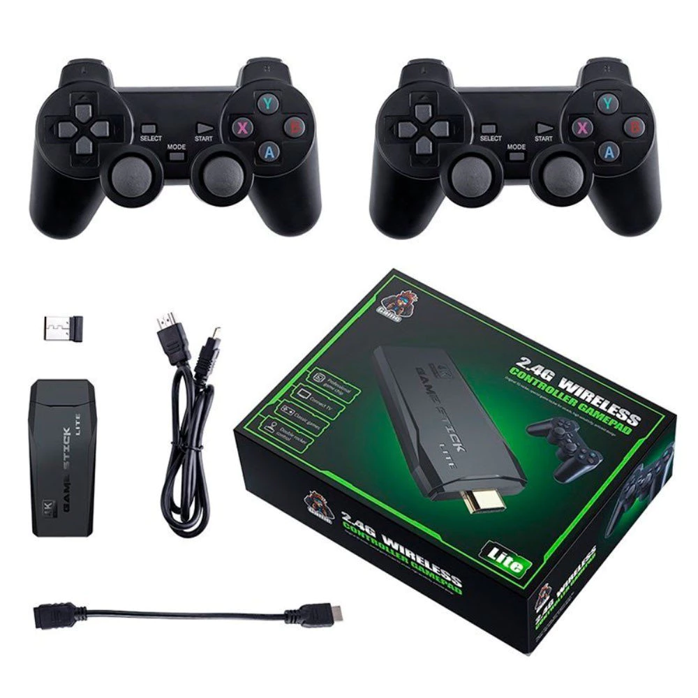Videogame Stick 10 Mil Jogos 2 Controle sem Fio