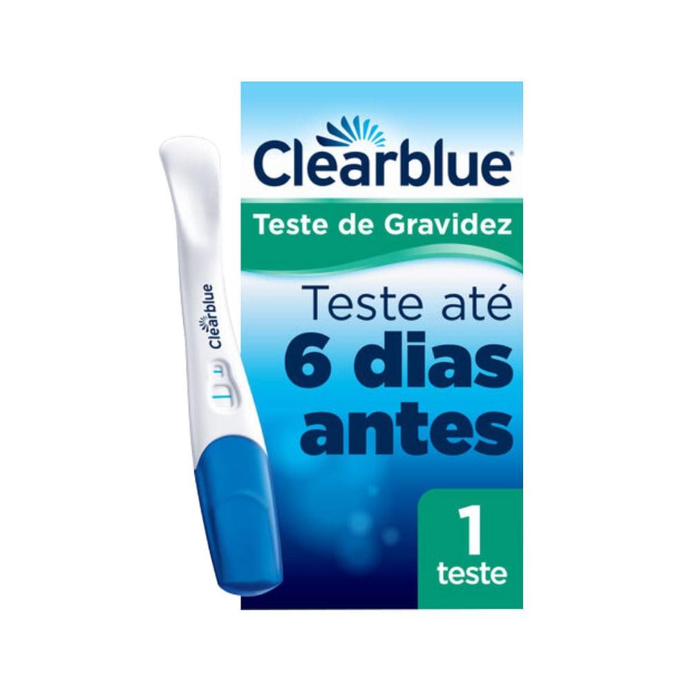 Teste de Gravidez Clearblue Saiba Antes Rápido