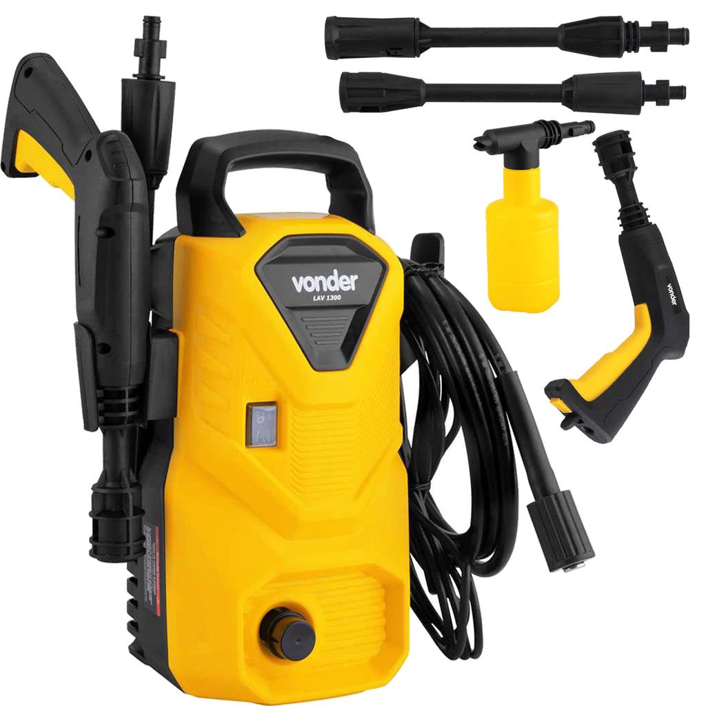 Lavadora de Alta Pressão Potente Compacta 1200W Porta