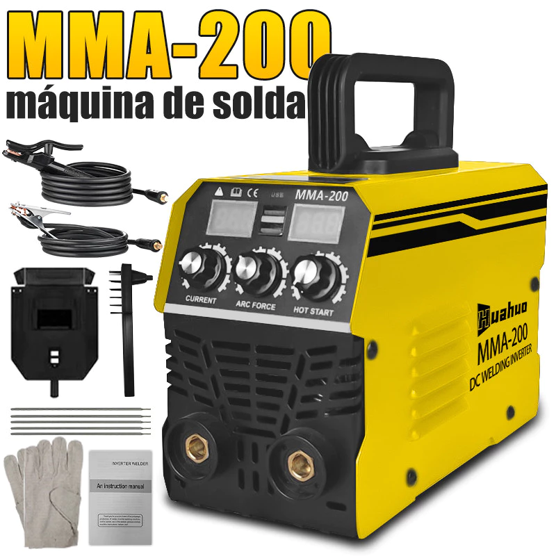 Máquina De Solda Inversora 220V/110V MMA-200