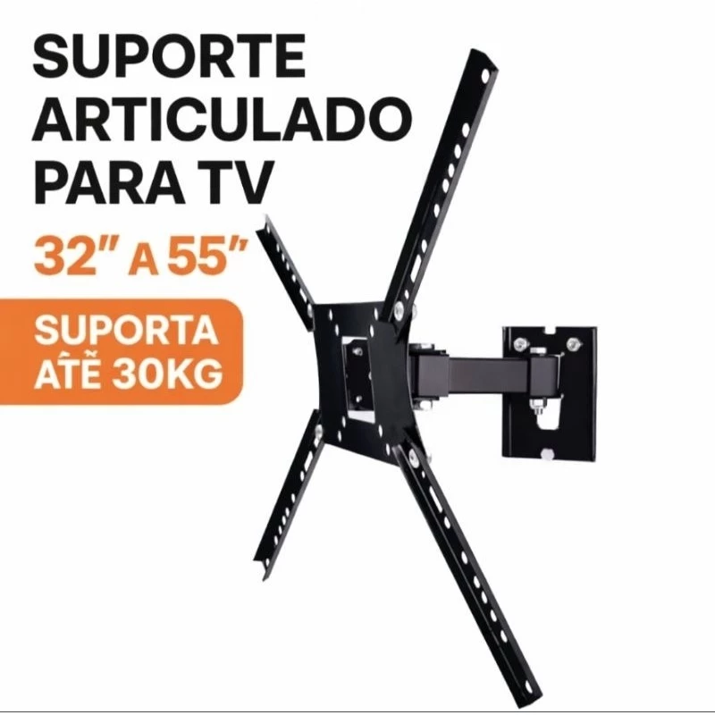 Suporte articulado de parede para TV e monitor de 32" a 55"