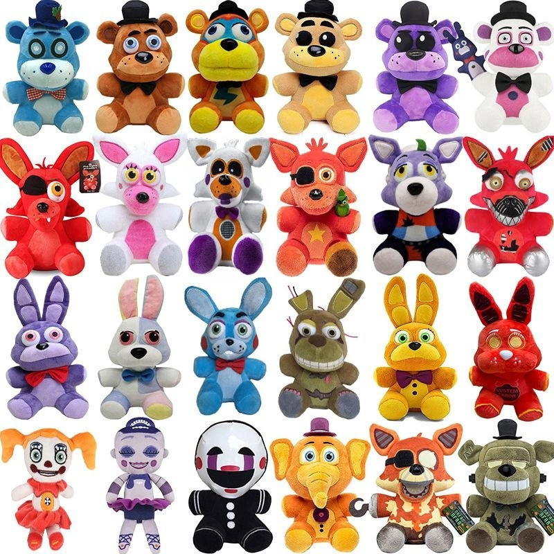 Pelúcia - Boneco FNAF de - Boneco Jogo Five Nights at Freddy's Bonnie Foxy - Bonecos - Bonecos - Bonecos