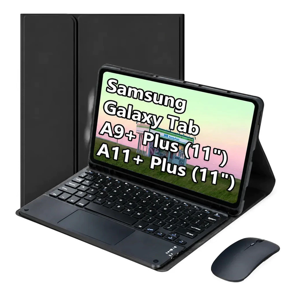Capa Teclado Touchpad Mouse Para Galaxy Tab A9/a11+plus 11''