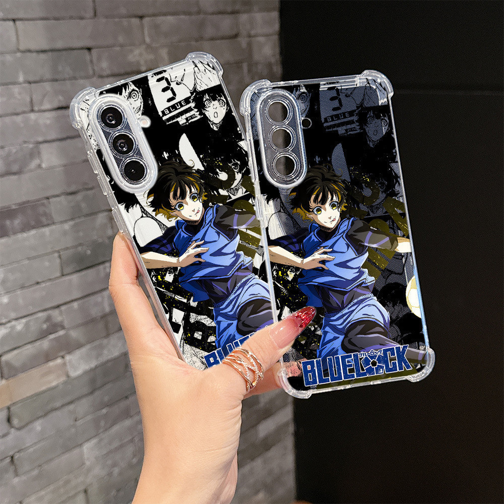 Capa de celular - Capa de celular - Capa de celular Anime B-BLUE L-Locks, adequada para Samsung Galaxy A56 A26 A36 A55 A