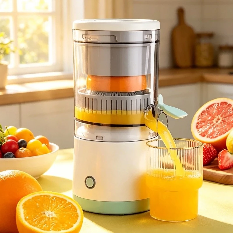 Espremedor Elétrico Laranja Limão Frutas Fazer Sucos Recarregável Usb Cozinha
