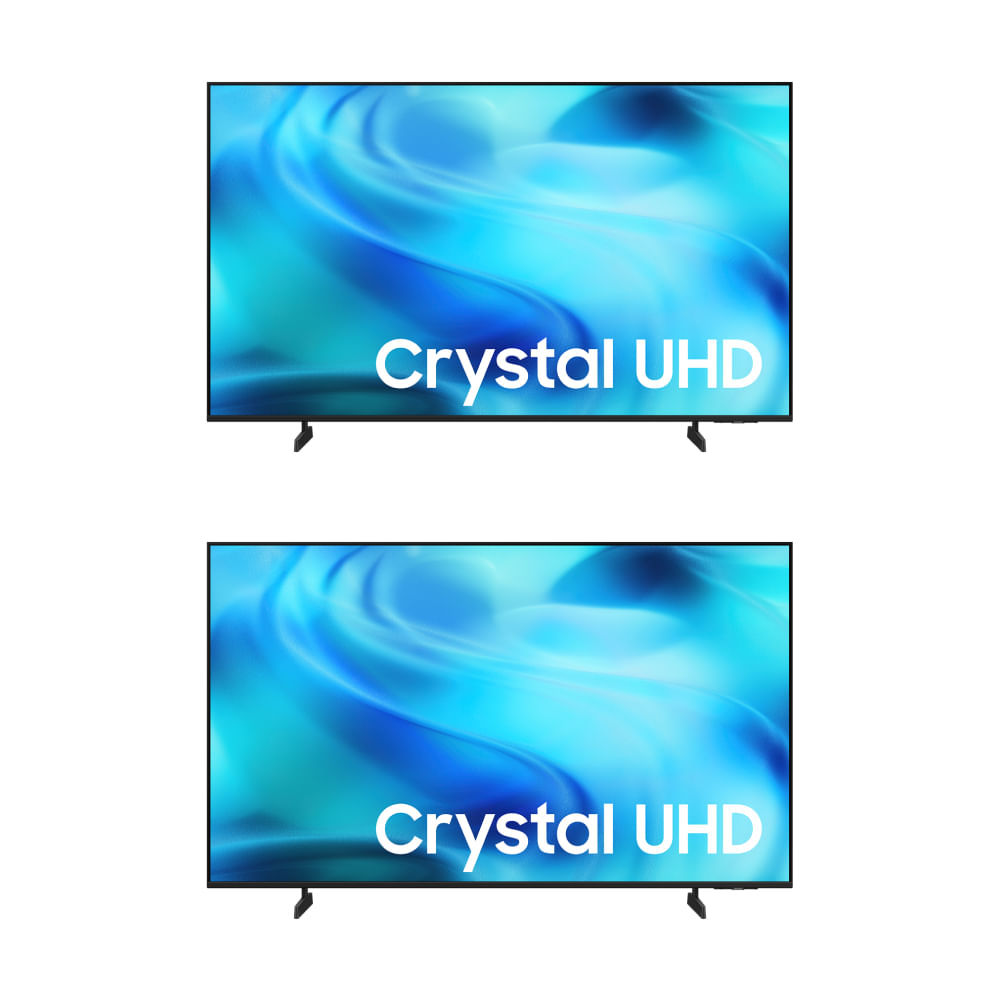 Samsung Smart TV 65" Crystal UHD 4K U8000H 2026 + Smart TV 50" Crystal UHD 4K U8000H 2026