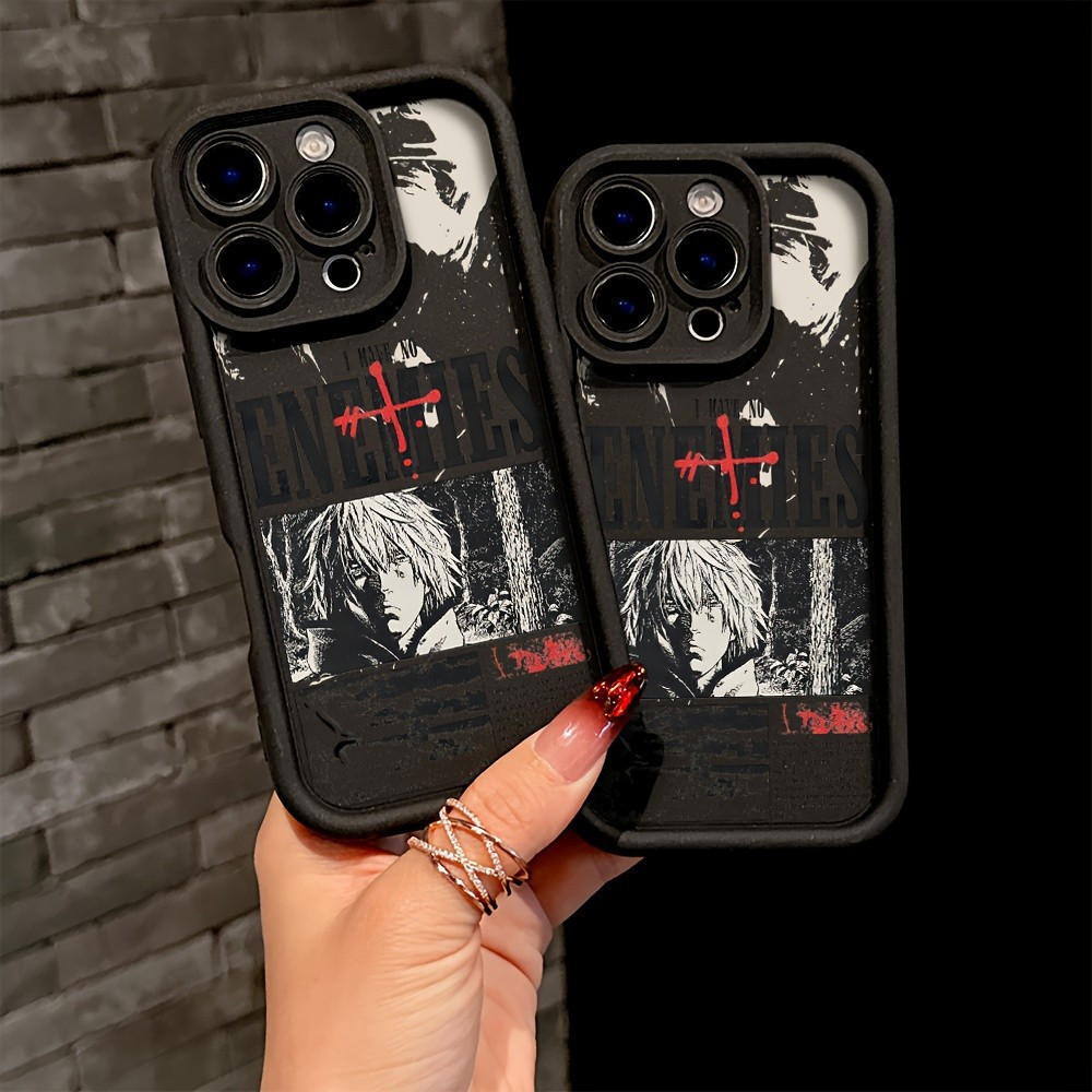 Capa de celular - Capa de celular - Capa de celular do anime «Vikings», compatível com iPhone 16, 15, 14, 13, 12, 1