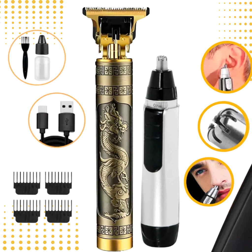 Máquina de Cortar Cabelo Barbeador e Aparador de Pelos | Multifuncional Cuidados Masculinos