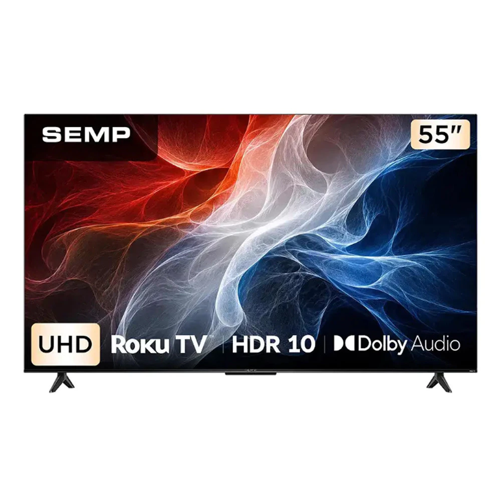 Smart TV S62E 55 Polegadas 4K Ultra HD Roku TV LED Semp