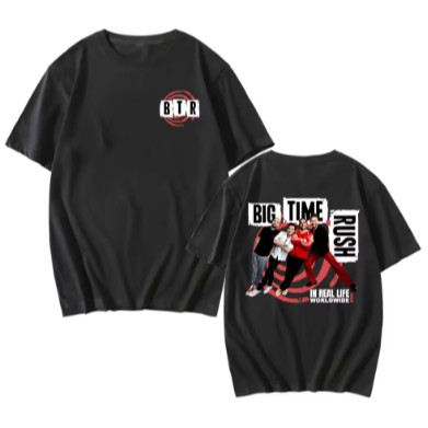 Camiseta Big Time Rush Show São Paulo 2026 Turnê Brasil América do Sul Unissex Algodão Premium