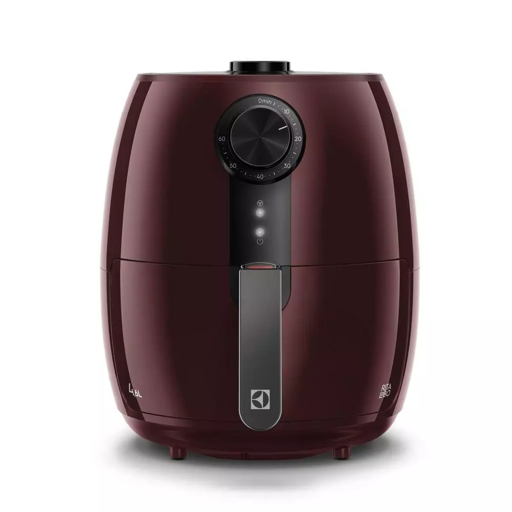 Air Fryer Electrolux por Rita Lobo 4,6L Vermelha Escura Efficient com Timer 1400W (EAF16)